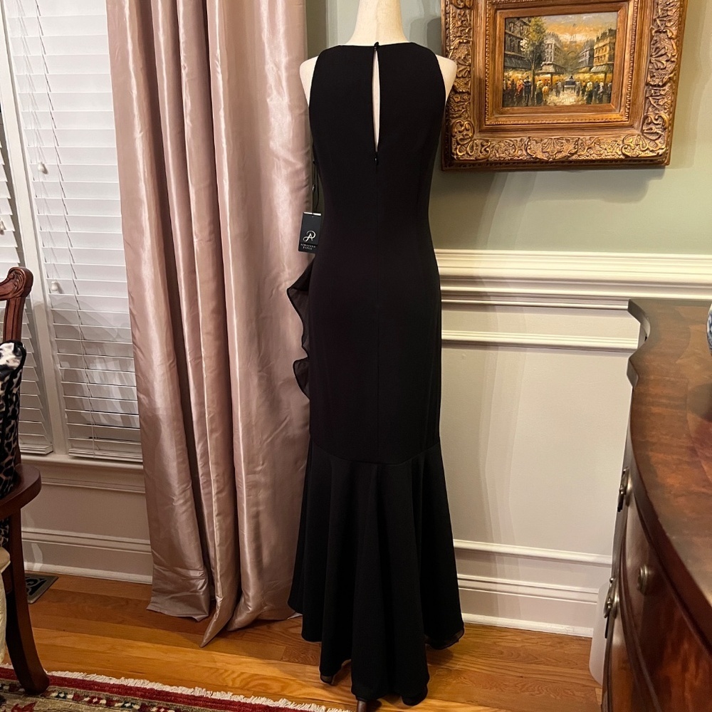 Adrianna Papell Black wedding guest maxi - Picture 8 of 10